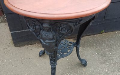 Restoring a Neglected Cast Iron Table
