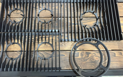 Oven grates finished in cerakote