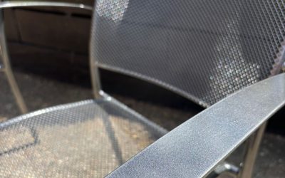 Restored Metal Garden Chairs