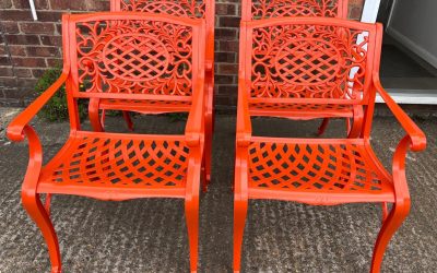 A new lease of life for these garden chairs