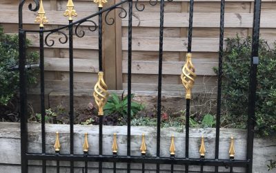Renovated Wrought Iron Gate