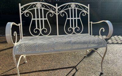 Recently Restored Garden Bench